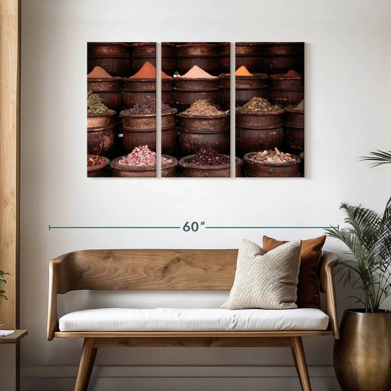 Yarlin Traditional Spices, 28" H x 45" W