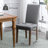 Rucha Linen Elegant Upholstered Kitchen Chairs with Sturdy Rubberwood Legs and Nailhead Trim-372825322