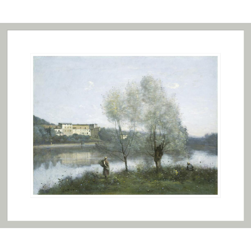 Ville-d'Avray par Jean-Baptiste-Camille Corot, H 17,75 po x l 21,71 po