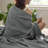 Bedsure 100% Cotton Blanket Soft Cozy Textured Herringbone Woven Blanket for All Seasons-105504827-124909480