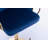 Adjustable Velvet Bar Stools with Chrome Footrest and Swivel Base-1676186101