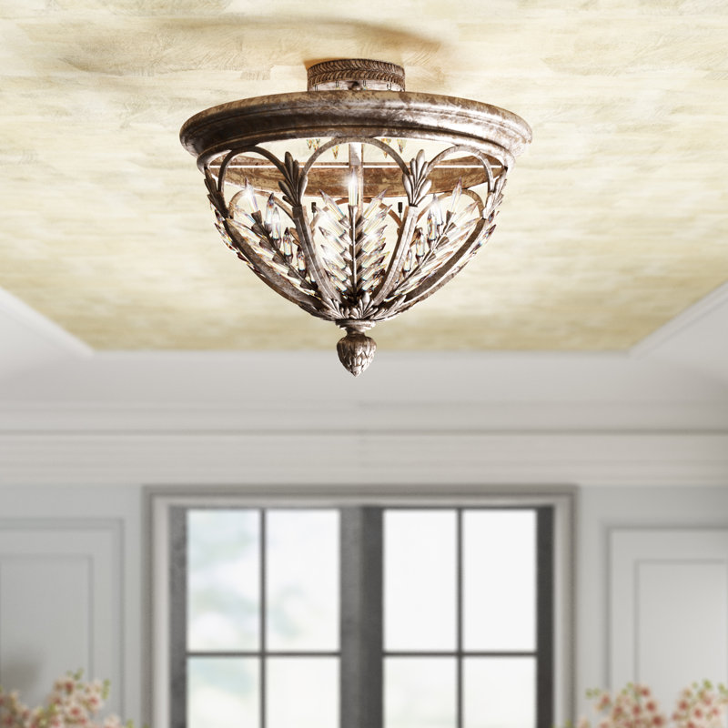 Winter Palace 3 - Light Semi Flush Mount
