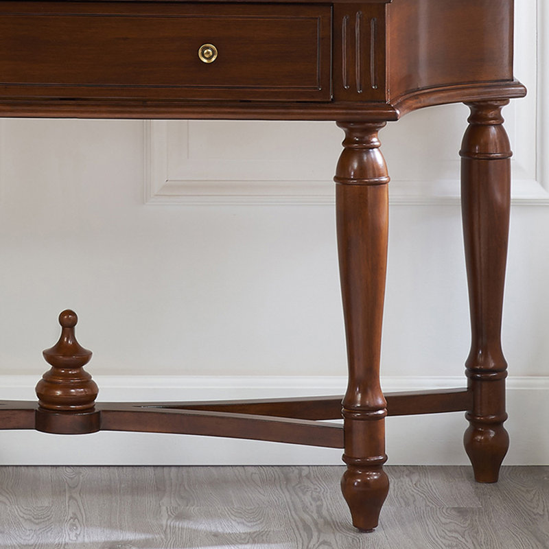 American-style solid wood console table