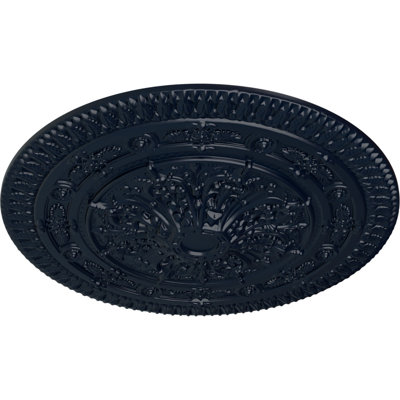 Médaillon de plafond de 37 1/2 po de diamètre extérieur x P 3 3/8 po (convient aux auvents jusqu'à 3 3/8 po)