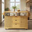 142.5 cm W Kitchen Cart with