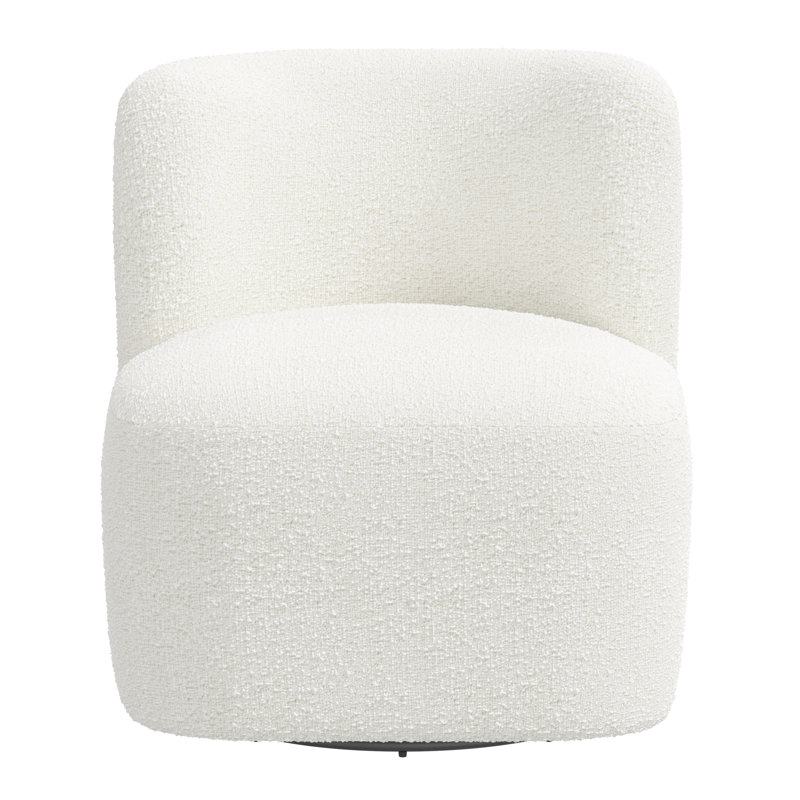 Chaise longue pivotante l 28 po Mariza, Boucle neige classique