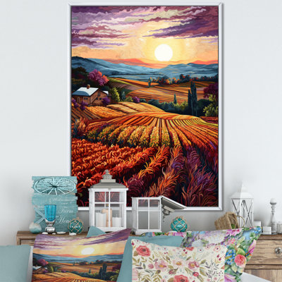 " Vineyard Sunset II "