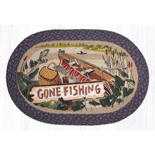 Tapis imprimé Gone Fishing