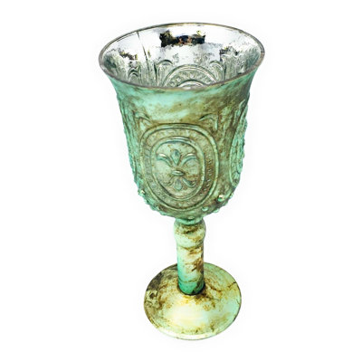 Vase de table en verre
