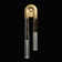Antonia Iron LED Flush Mounted Sconce