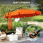 265cm Cantilever Parasol