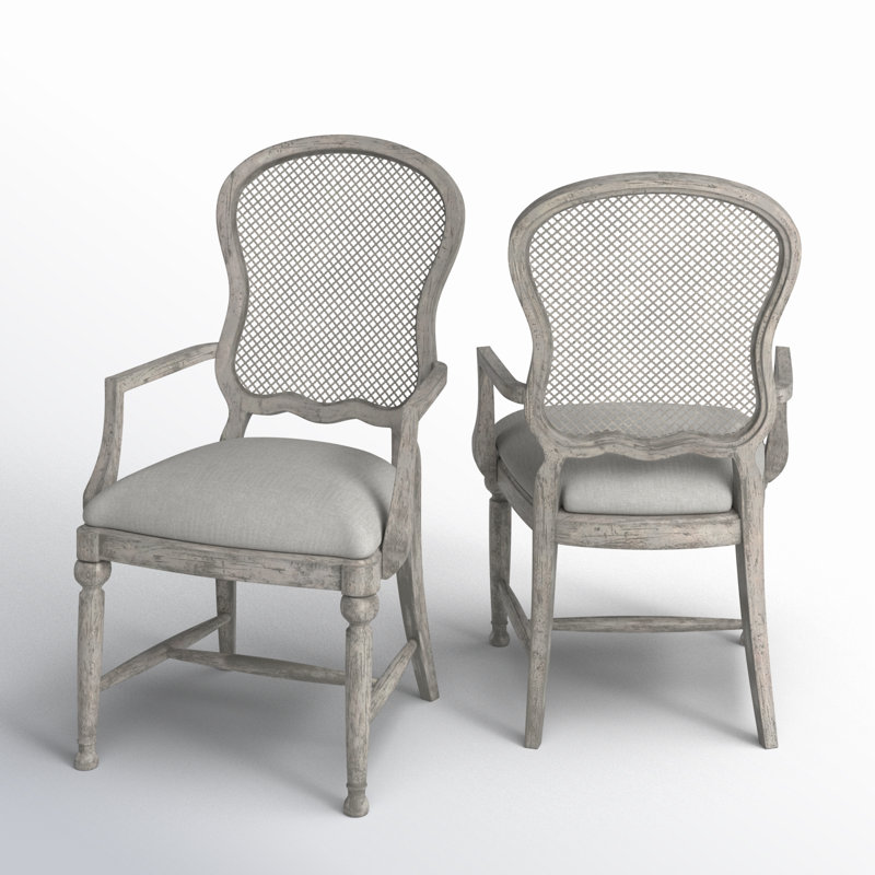 Boheme Gaston Metal Back Arm Chair
