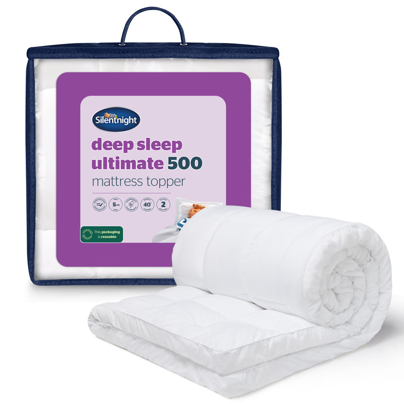 Silentnight Ultimate Deep Sleep 500 Mattress Topper, Super King (6')