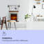 Etna Klarstein 60cm W Electric Fireplace with 1.8 BTU