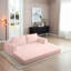 Canapé-lit pliant convertible 2-en-1, canapé-lit en velours côtelé moderne avec 2 * coussins, canapé-lit modulaire sans dossier avec lit escamotable, canapé-lit pliant pour salon-1373987464-1373987475-1373987484