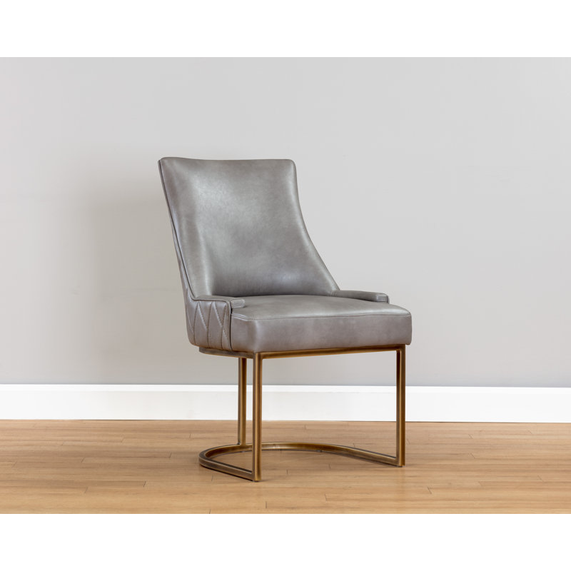 Florence Upholstered Dining Chair, Gray