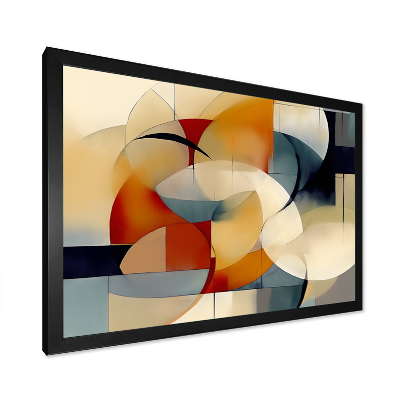 Damore, "Exploration des motifs abstraits I", art mural, Cadre photo unique, H 12 po x l 20 po, Noir