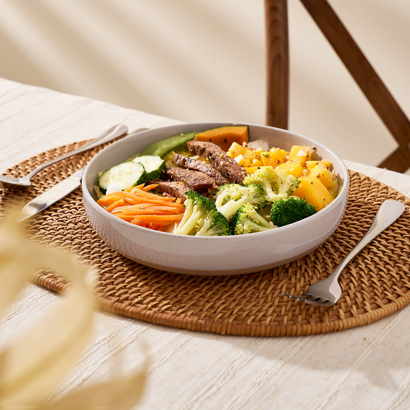 33oz Stoneware Pasta Bowl, Light Gray