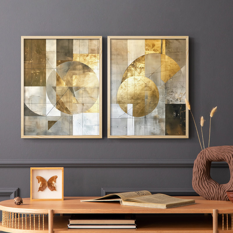 Reproduction encadrée ABSTRACT Series C-Premium - prête à être accrochée - aucun clou requis - aucun clou requis