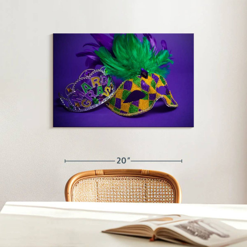 Accessoires Mardi Gras Lelend, H 16 po x l 24 po