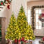 Arbre de Noël artificiel pin 8 pi pré-éclairé, 8 pièces
