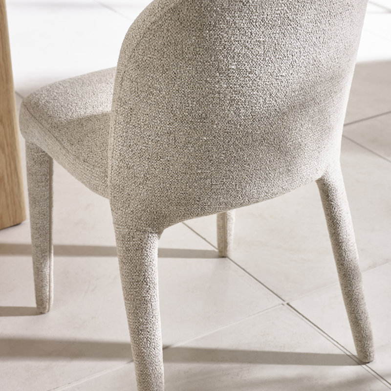 49.5cm H Upholstered Side Chair, Beige