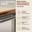 Cucina Culinarte Kitchen Cart with Maple Top