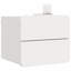 Bedside Table Wax 39 X 34 X 33 Cm Solid Pinewood-215108229