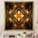 Or noir fractal Tide V - reproduction sur toile