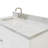 Hamlet 43 " W Freestanding Standard Free Standing 1 Single Vanity Bathroom Vanity With Carrara Marble Top-94350900