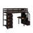 Twin Loft Bed With Storage Drawers,Desk And Stairs-1115690001