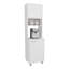 Garde-manger, 2 portes, 4 pieds, 5 tablettes, blanc