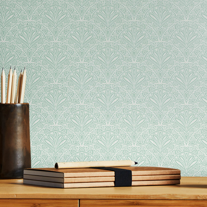 1000cm x 50cm Matte Wallpaper Roll, Blue