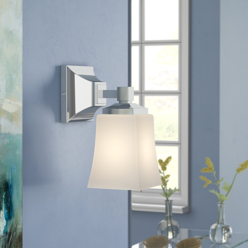 Bembery Dimmable Bath Sconce, Polished Chrome