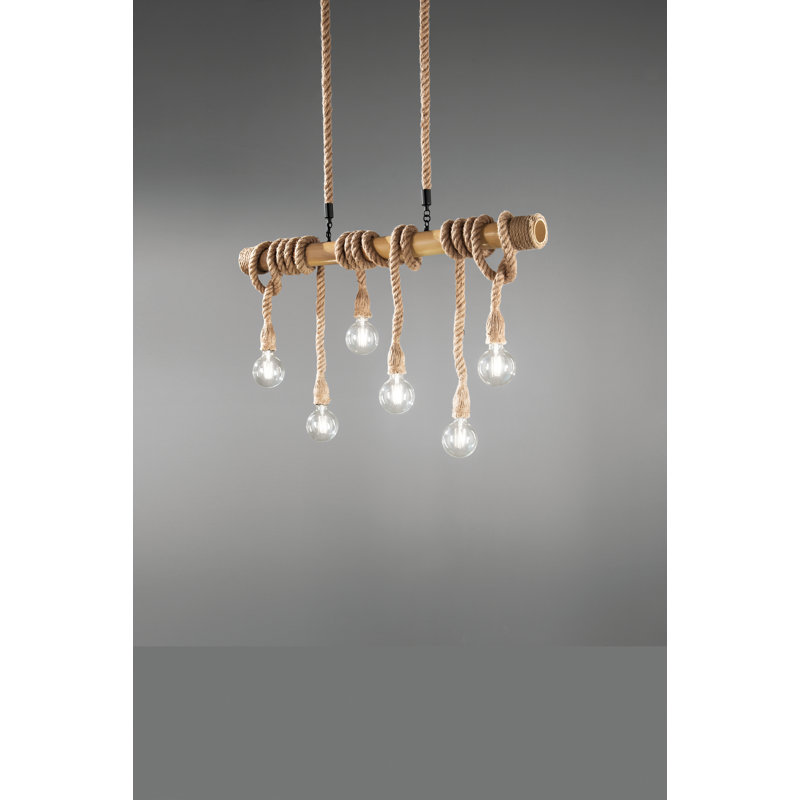 Oneal 6 - Light Beige Novelty Pendant