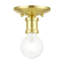 Plafonnier semi-encastré 1 lumière 5 po Grogan-158407237