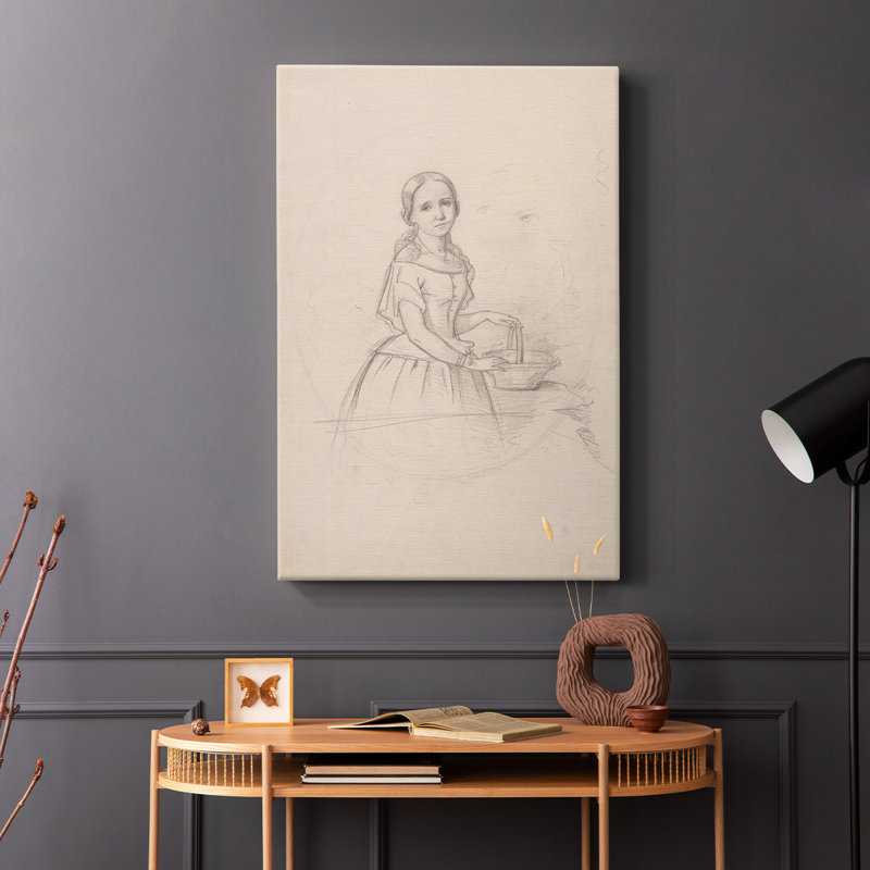 Croquis rétro XXXIII - galerie Cavas, H 48 po x l 32 po