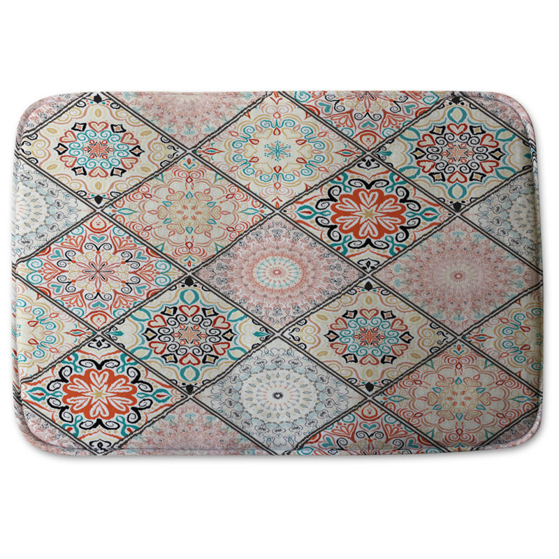 Permenter Memory Foam Non-Slip Bath Mat
