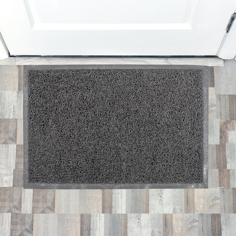Janiza Indoor Doormat, 35" W x 47" L, Storm Gray