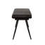 Bench With Firm Foam Cushion, Black Metal Legs For Support Cushion Bench, Components, Enhances Functionality