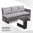 Ingvald 8- Person Outdoor PE Wicker Patio Seating Group with Fire Pit and Cushions-390109078-390109081