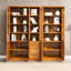 Bibliothèque entièrement en bois massif de haute qualité