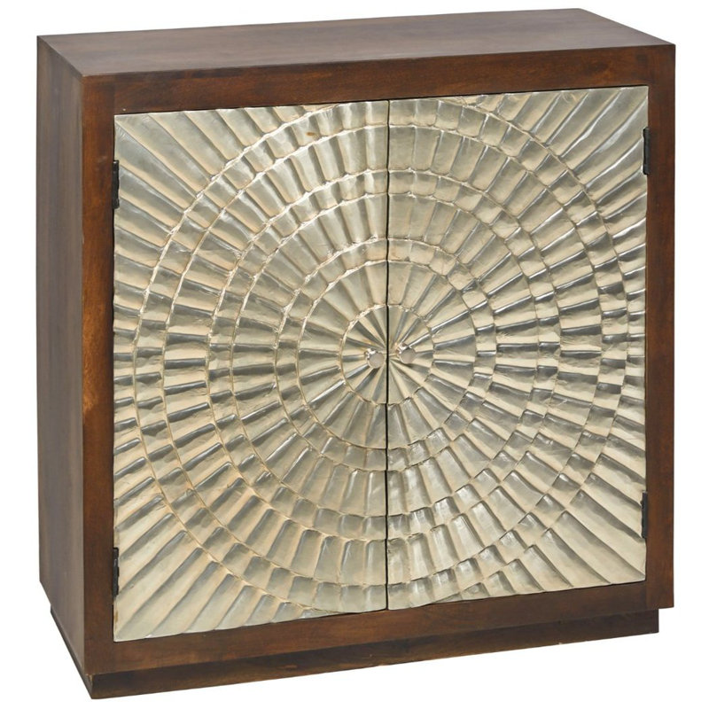 Balhi Solid Wood Accent Cabinet