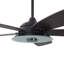 Ventilateur de plafond intelligent intérieur / extérieur Journey de 52 pouces, ensemble d'éclairage à DEL à intensité variable et télécommande, fonctionne avec l'assistant Google, Amazon Alexa et les raccourcis Siri.-1603460233-1603460232-1603460236