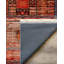 Tapis rouge en coton et polyester à imprimé numérique Nomad Spirit Collection-1570230797