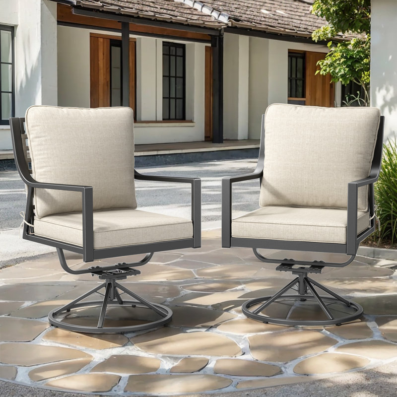 Ensemble de 2 fauteuils de patio Merlene