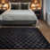 Latitude Run® Column Novica Rug Navy Blue and Gold