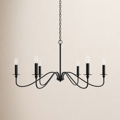 Ableton 6 - Light Dimmable Classic / Traditional Chandelier