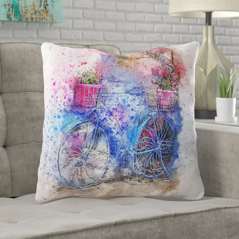 Coussin de vélo Fontinella, Intérieur , Microsuède