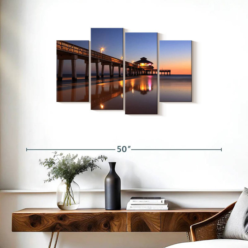 Nicci Myers Beach Boardwalk, H 22 po x l 36 po